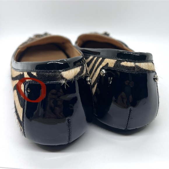 Kate Spade Calf Hair Animal Print Driving Moccasin Loafer - Picture 11 of 15